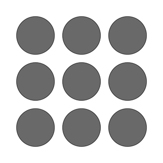 30x30圆形开孔模板
