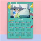 106 孟菲斯风格年历