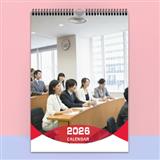 148 红色商务挂历