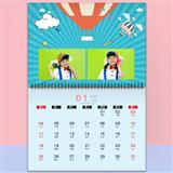 126 卡通儿童挂历